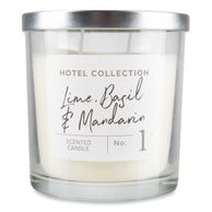 Lime, Basil & Mandarin Scented Candle 335g Hotel Collection